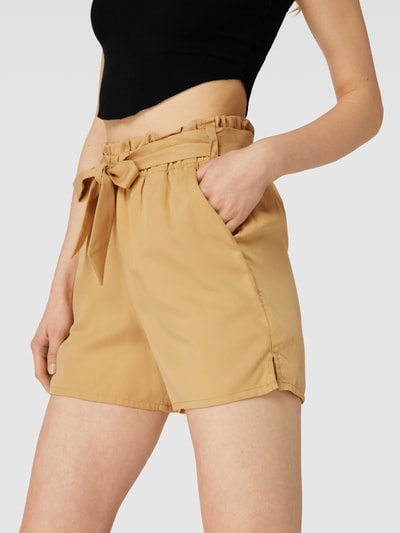 Tom Tailor Denim Shorts mit Stoffgürtel Sand 3