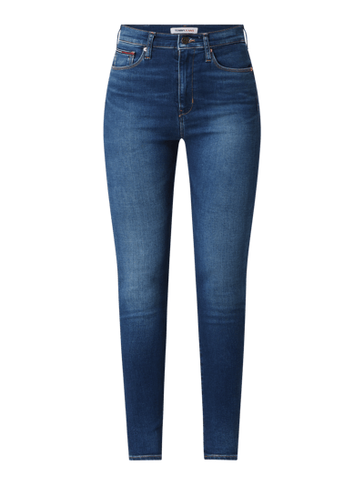 Tommy Jeans Super Skinny Fit High Rise Jeans mit Stretch-Anteil Modell 'Sylvia' Jeansblau 2