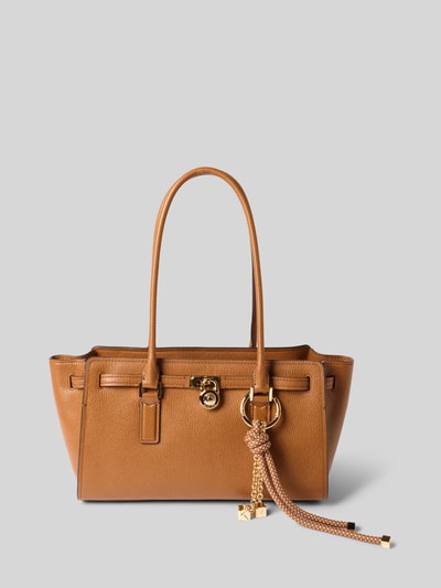 MICHAEL Michael Kors Handtasche mit Label-Anhänger Modell 'HAMILTON' Camel 2
