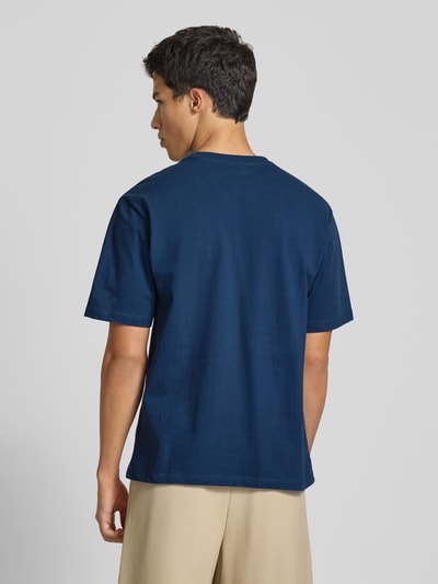 REVIEW T-shirt z nadrukiem z logo Ciemnoniebieski 5