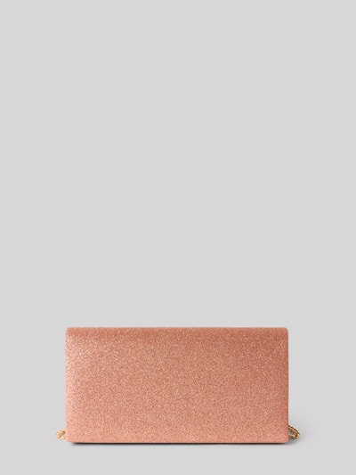 Produktfoto, Umhängetasche mit Schultergurt in Gliederketten-Optik von Jake*s Cocktail, schimmerndes Design, Hauptfach mit Umschlag und Magnetverschluss, zusätzliches Fach innen, Maße ca. 20 cm Breite, 10 cm Länge, 5 cm Tiefe, Schulterriemenlänge ca. 112 cm.