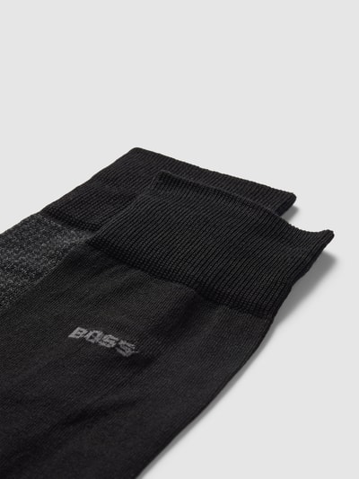 BOSS Socken mit Label-Detail im 2er-Pack Black 2