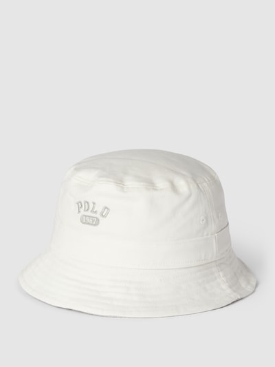 Polo Ralph Lauren Bucket Hat mit Label-Print Hellgrau 1