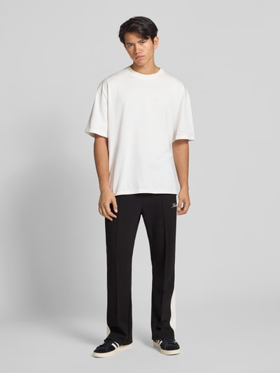 KARL KANI Regular Fit Sweatpants mit Label-Print Black 1