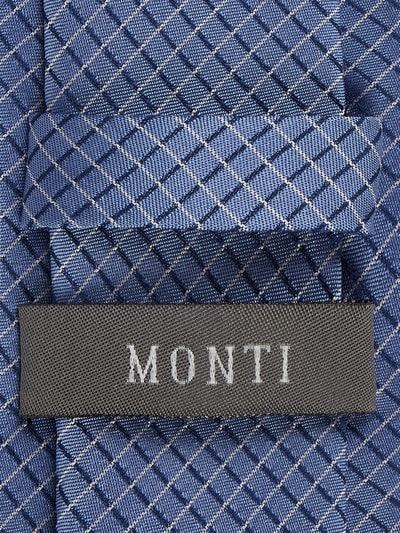 Monti Krawatte aus reiner Seide (7 cm) Bleu 2