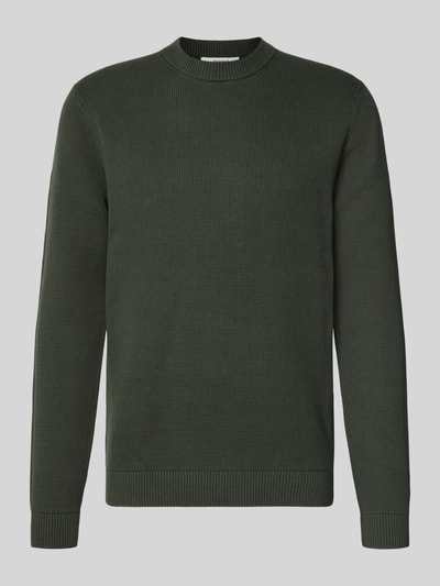 SELECTED HOMME Regular Fit Pullover aus reiner Baumwolle Modell 'DANE' Oliv 2