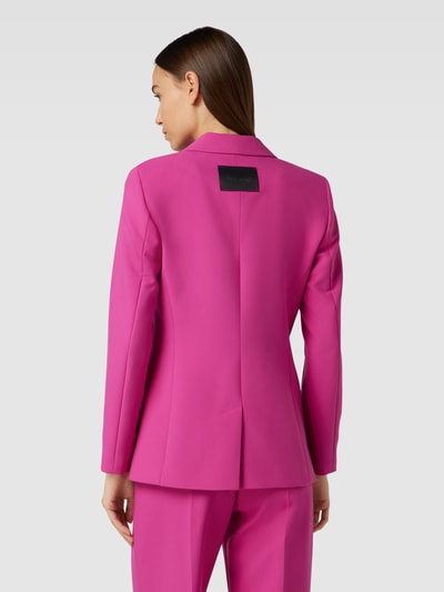 HUGO Blazer met reverskraag, model 'Atana' Fuchsia - 5