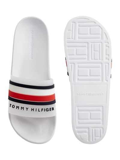 Tommy Hilfiger Slides aus Gummi  Weiss 4