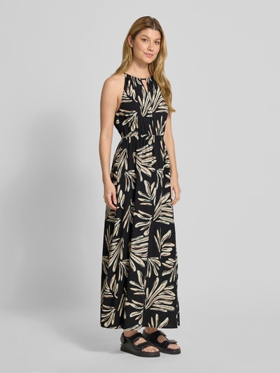 Tom Tailor Denim Getailleerde vrijetijdsjurk van pure viscose Zwart - 1