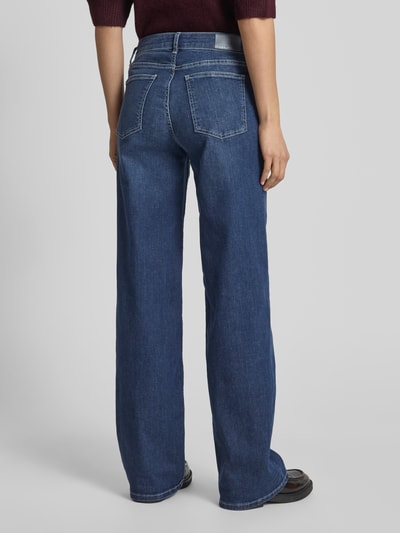 Zero Relaxed Fit Jeans mit verdecktem Zip-Fly Dunkelblau 5