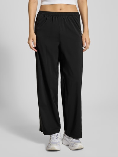 PUMA Wide Leg Sweatpants mit Logo-Detail Black 4
