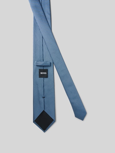 BOSS Stropdas met all-over motief Blauw - 2