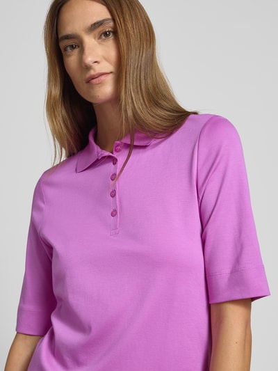 Christian Berg Woman Regular fit poloshirt met 1/2-mouwen Paars - 3