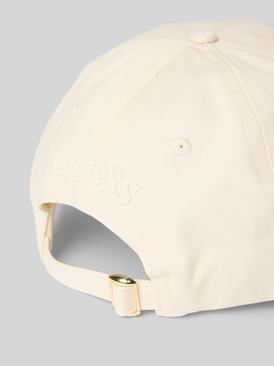 Guess Activewear Basecap mit Label-Stitching Offwhite 3