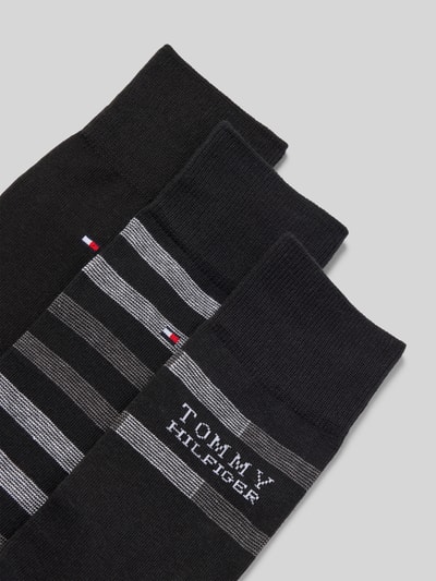 Tommy Hilfiger Socken aus Baumwoll-Mix im 3er-Pack Black 2
