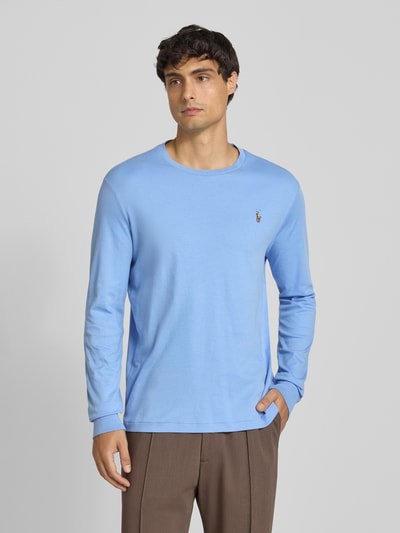 Polo Ralph Lauren Longsleeve mit gerippten Abschlüssen Blau 4