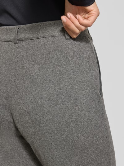 Weekend Max Mara Straight leg broek met katoen, model 'ZELOTA' Middengrijs gemêleerd - 3