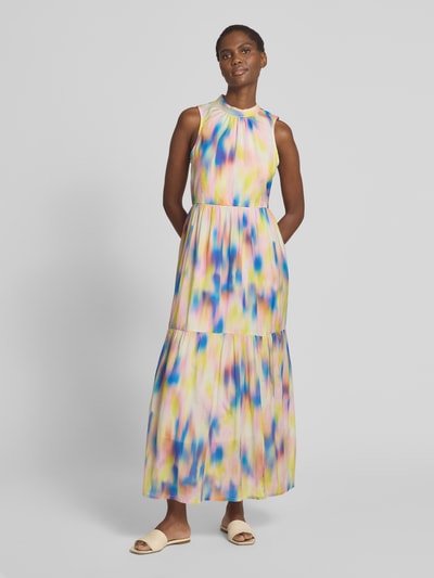 YAS Maxikleid mit Neckholder Modell 'VIRANO' Pink 4