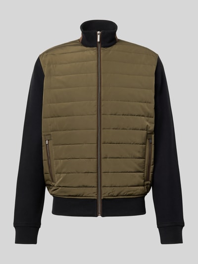 bugatti Gewatteerd jack met ritszakken Olijfgroen - 2