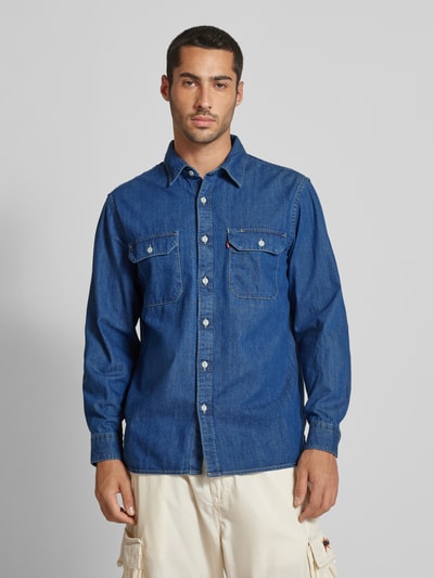 Levi's® Jeansoverhemd met borstzakken Jeansblauw - 4