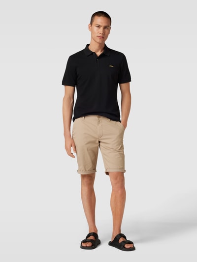 s.Oliver RED LABEL Poloshirt mit Label-Stitching Black 1