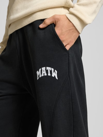 Review X MATW Sweatbroek met elastische band Zwart - 3