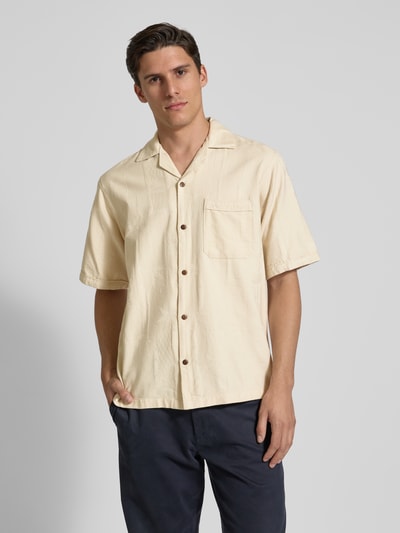 Jack & Jones Premium Vrijetijdsoverhemd met reverskraag, model 'LUKE' Lichtgrijs - 4