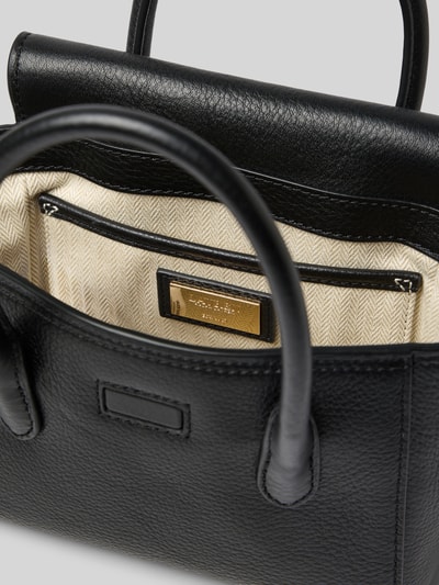 Lauren Ralph Lauren Handtas van rundleer met draagbanden Zwart - 5