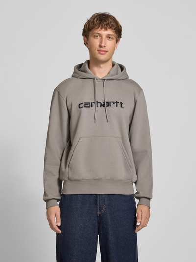 Carhartt Work In Progress Hoodie mit Logo-Schriftzug Graphit 4