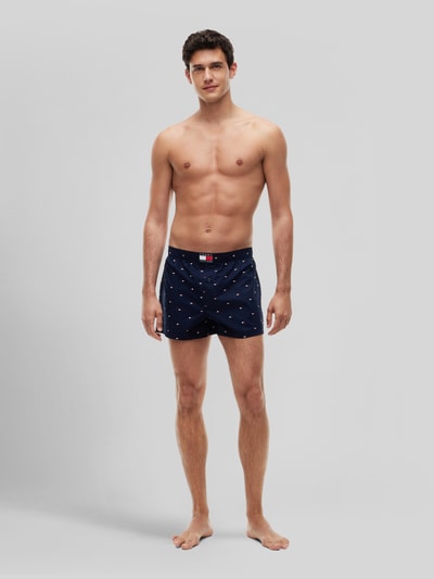 Tommy Hilfiger Bokserki z detal z logo w zestaw 3 szt. Granatowy 1