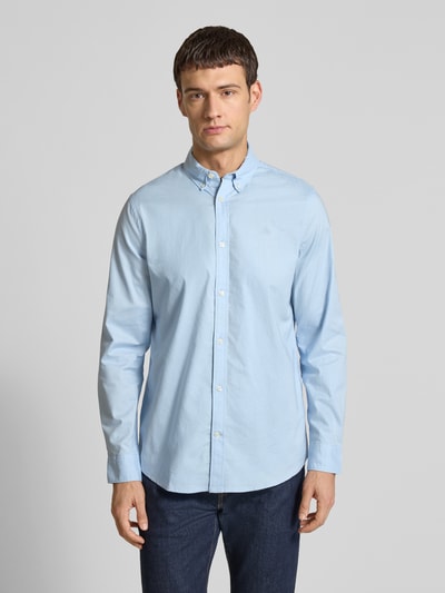 Scotch & Soda Regular Fit Freizeithemd mit Knopfleiste Hellblau 4