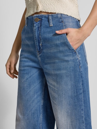 Goldgarn Jeans in verkürzter Passform Modell 'WALLSTADT' Blau 3