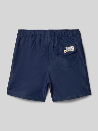 Polo Ralph Lauren Teens zwembroek met gestikt logo Marineblauw - 3