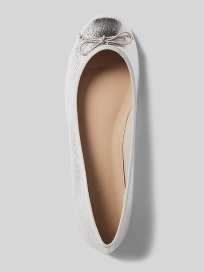 Only Ballerinas in metallic Modell 'BEE' Silber 3