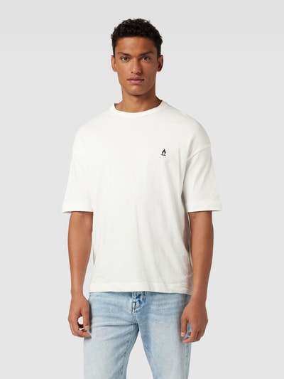 Drykorn T-Shirt mit Rundhalsausschnitt Modell 'ANAYO' Offwhite 4