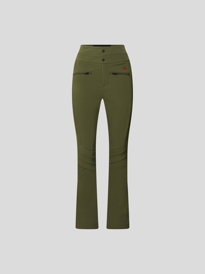 Perfect Moment Skihose mit Label-Details Dunkelgrün 2