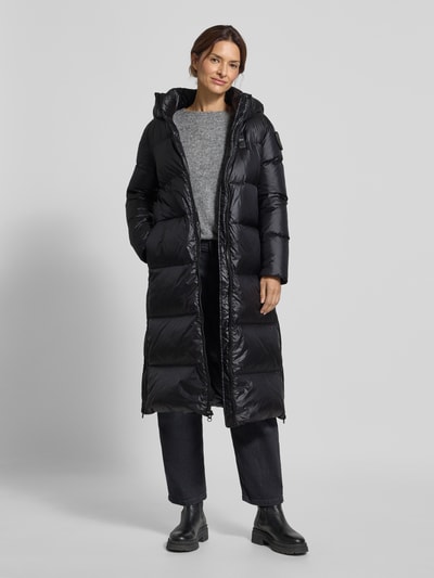 Blauer Usa Płaszcz puchowy z kapturem model ‘CILIA’ Czarny 1