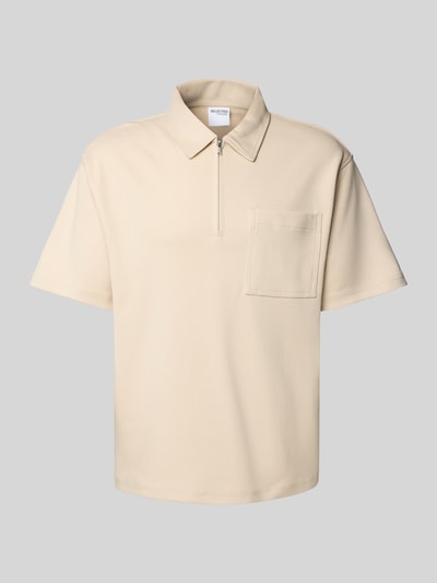 SELECTED HOMME Relaxed fit poloshirt van puur katoen, model 'RELAXEJEORGE' Zand - 2