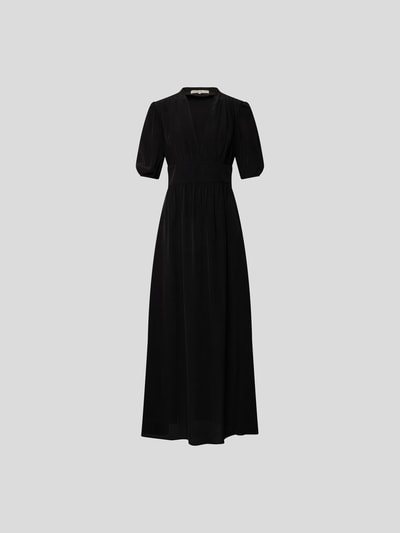 Vanessa Bruno Seidenkleid in Maxilänge Schwarz 2