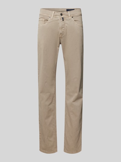 Pierre Cardin Tapered Fit Chino im 5-Pocket-Design Modell 'Lyon' Beige 1