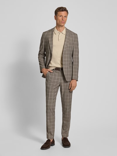 SELECTED HOMME Regular Fit Poloshirt aus reiner Baumwolle Modell 'BERG' Ecru 1