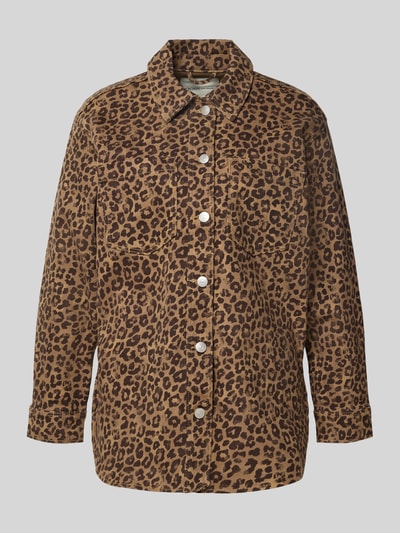 Tom Tailor Denim Kurtka jeansowa o kroju regular fit z mieszanki bawełny Średniobrązowy 2