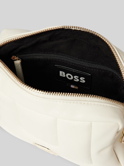 BOSS Handtasche mit Label-Applikation Modell 'ICON' Weiss 5