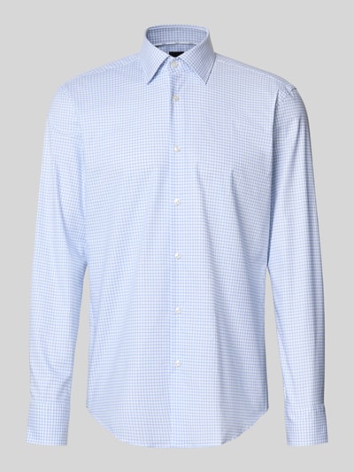 BOSS Regular fit zakelijk overhemd van premium materiaal, model 'JOE' Bleu - 2