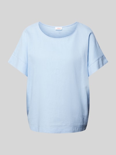 s.Oliver RED LABEL T-shirt met ronde hals Lichtblauw - 2