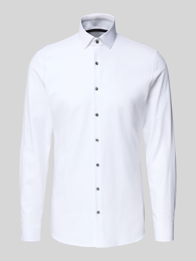 OLYMP No. Six Super slim fit zakelijk overhemd met kentkraag Wit - 2