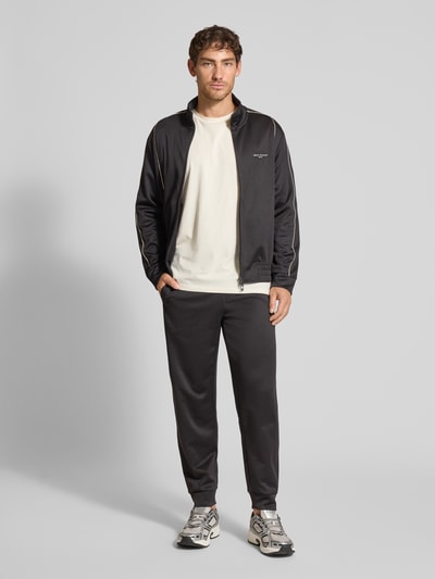 ARMANI EXCHANGE Sweatjack met ritssluiting, model 'FELPA' Zwart - 1