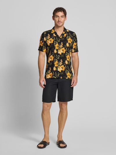 Jake*s Slim Fit Freizeithemd 7487957 LIGHT CORAL 1