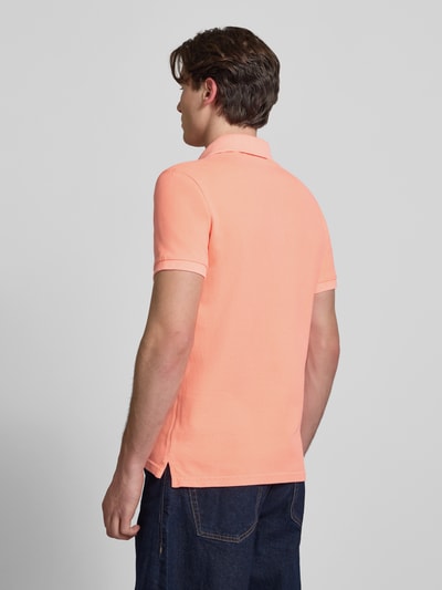 Superdry koszulka polo o kroju regular fit z wyhaftowanym logo Neonowy pomarańczowy 5
