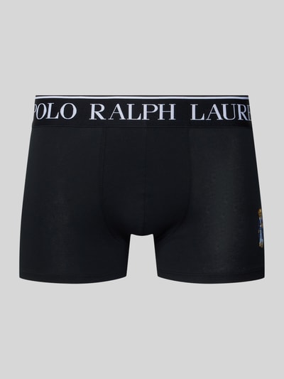 Produktfoto, Trunks aus Baumwoll-Mix mit Polo Bear von Polo Ralph Lauren Underwear, kolor jednolity, aplikacja Polo Bear, elastyczny label-bund, materiał bawełniany